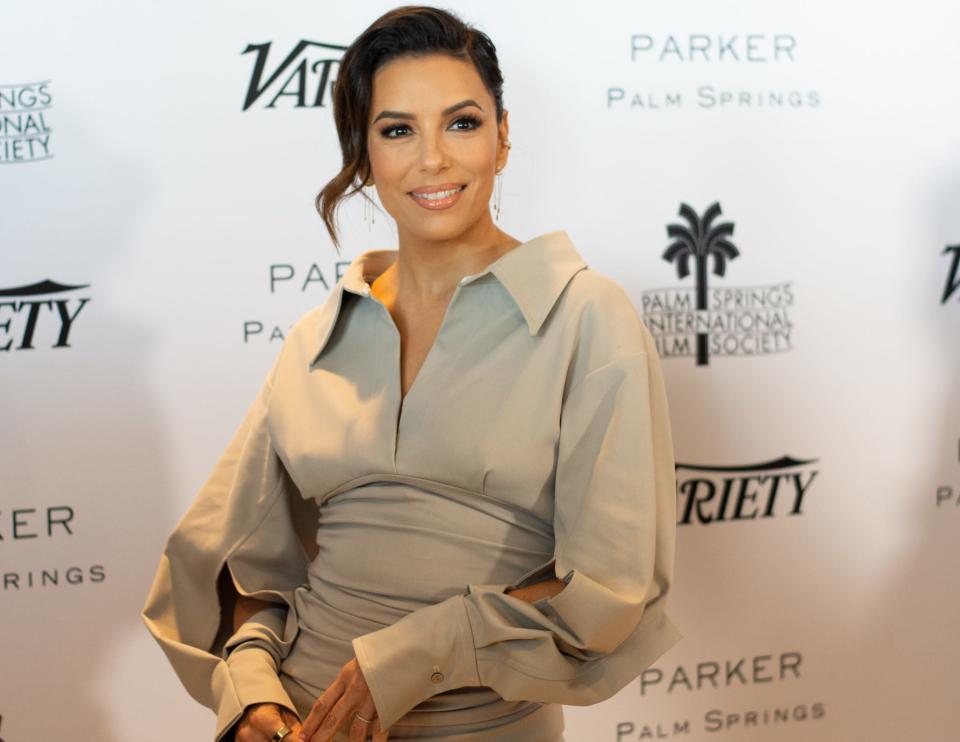 "Flamin' Hot" director Eva Longoria on the red carpet during the Variety Creative Impact Awards and 10 Directors to Watch Brunch at the Parker Palm Springs in Palm Springs, Calif., on January 6, 2023