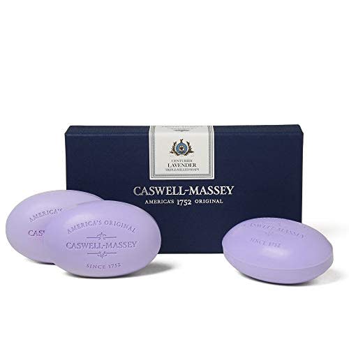 Caswell-Massey Triple Milled Luxury Bath Soap Set - Lavender - 5.8 Ounces Each, 3 Bars (Amazon / Amazon)