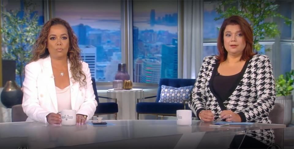 ANA NAVARRO sunny hostin the view test positive for COVID