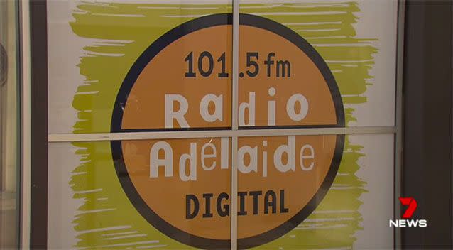 The Radio Adelaide trademark was registered just a few days ago. Picture: 7 News