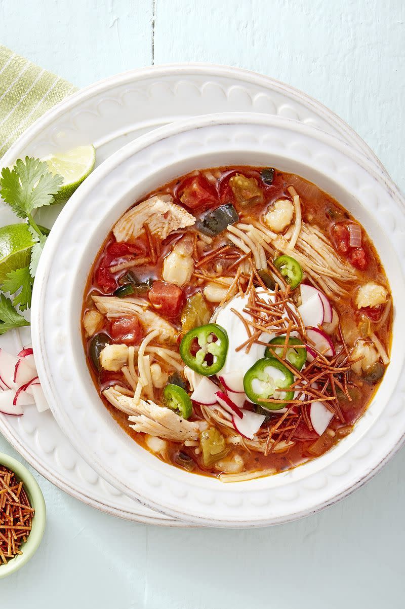 Chicken and Fideo Posole