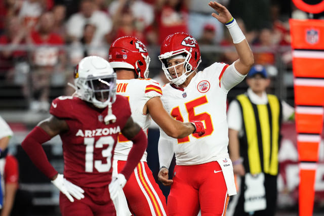 Mahomes throws TD pass in Chiefs' preseason opener - The San Diego  Union-Tribune