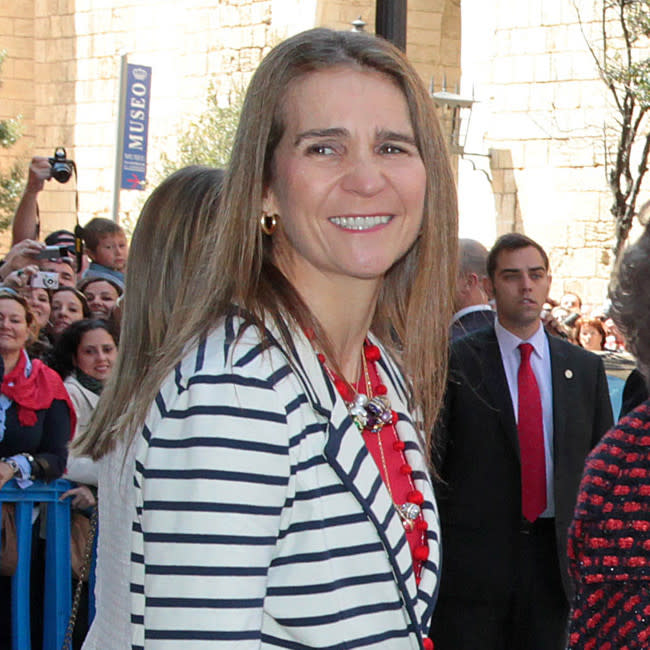 La infanta Elena de Borbón, hermana del rey Felipe VI credit:Bang Showbiz