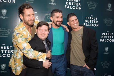 Red carpet arrivals for the screening of the film The Peanut Butter Falcon in Los Angeles