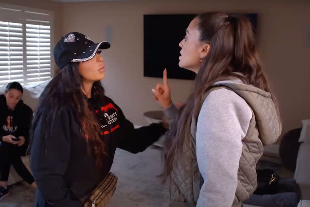 <p>Jersey Shore/Youtube;MTV</p> Angelina Pivarnick and Sammi Giancola on 'Jersey Shore: Family Vacation'