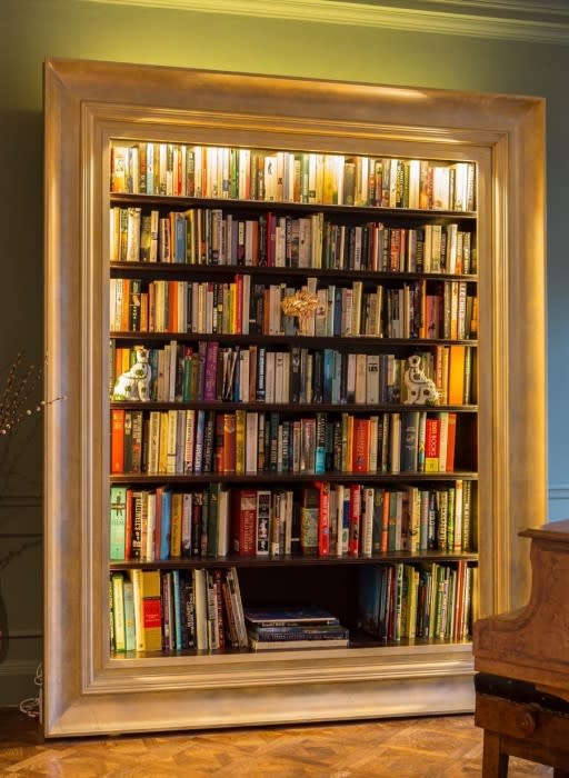 The Artful Framed Bookshelf