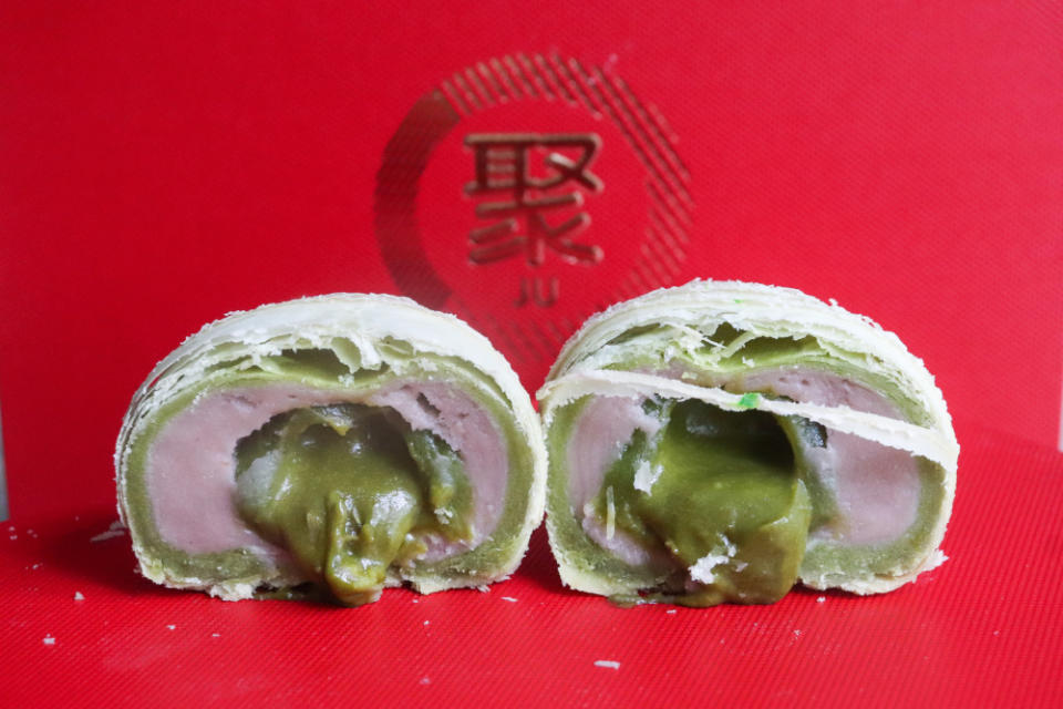 JU Signatures Orh Nee Mochi Matcha Mooncakes