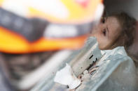 In this photo provided by the government's Search and Rescue agency AFAD, rescue workers, who were trying to reach survivors in the rubble of a collapsed building, surround Ayda Gezgin in the Turkish coastal city of Izmir, Turkey, Tuesday, Nov. 3, 2020, as they pull the young girl out alive from the rubble of a collapsed apartment building four days after a strong earthquake hit Turkey and Greece. The girl, Ayda Gezgin, was seen being taken into an ambulance on Tuesday, wrapped in a thermal blanket, amid the sound of cheers and applause from rescue workers.(AFAD via AP)