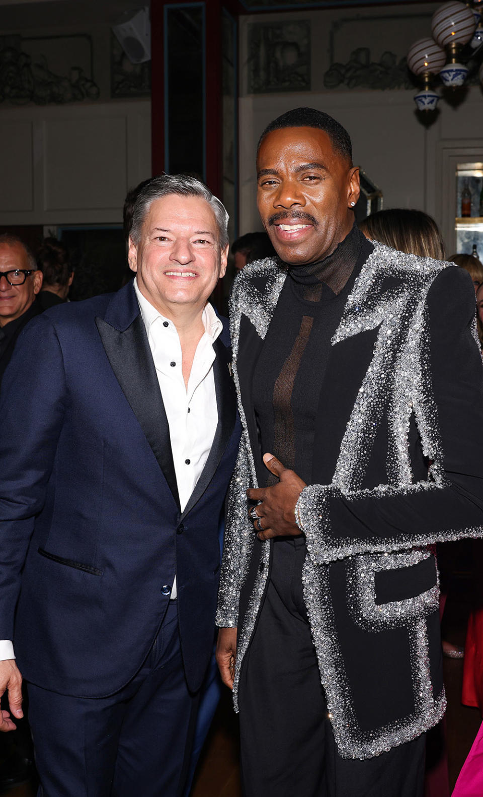 Ted Sarandos, Chief Executive Officer, Netflix and Colman Domingo attend Netflix's 2024 Oscar after party at Mother Wolf on March 10, 2024 in Los Angeles, California.