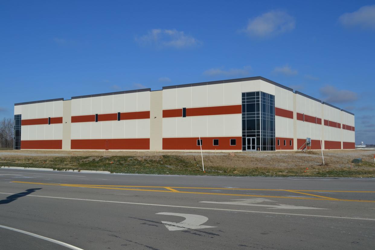 A shell building is located at the intersection of Ind. 67 and Merriman Road in Mooresville.