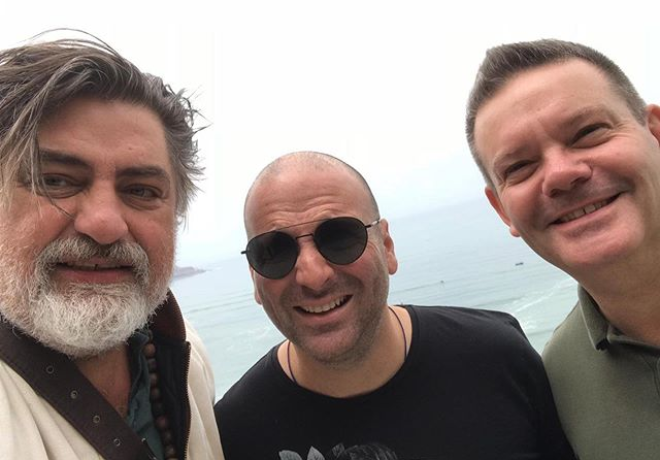 MasterChef judges George Calombaris, Gary Mehigan and Matt Preston pictured on Instagram