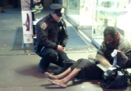 <div class="caption-credit"> Photo by: NYPD Facebook</div><b>This Cop: Because awww.</b> Even though this homeless man didn't end up <a href="http://news.yahoo.com/blogs/lookout/nypd-homeless-man-boots-tillman-134758145.html" data-ylk="slk:wearing the boots;elm:context_link;itc:0;sec:content-canvas;outcm:mb_qualified_link;_E:mb_qualified_link;ct:story;" class="link  yahoo-link">wearing the boots</a>, and even though all the recognition from this instantly viral photo made his life on the street slightly more stressful, it was really nice of the cop to buy him those boots.