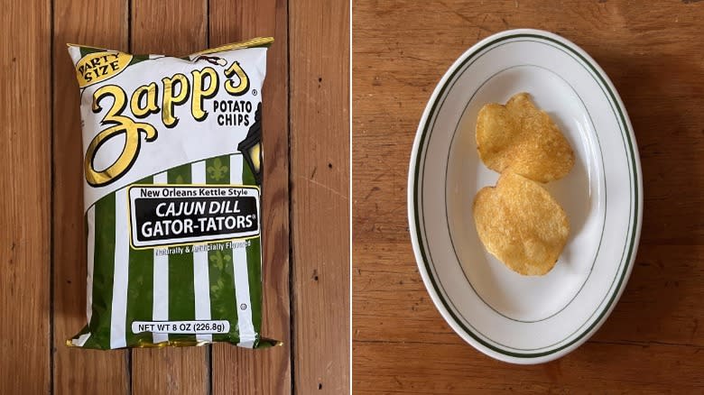 Zapp's Cajun Dill Gator-Tator chips