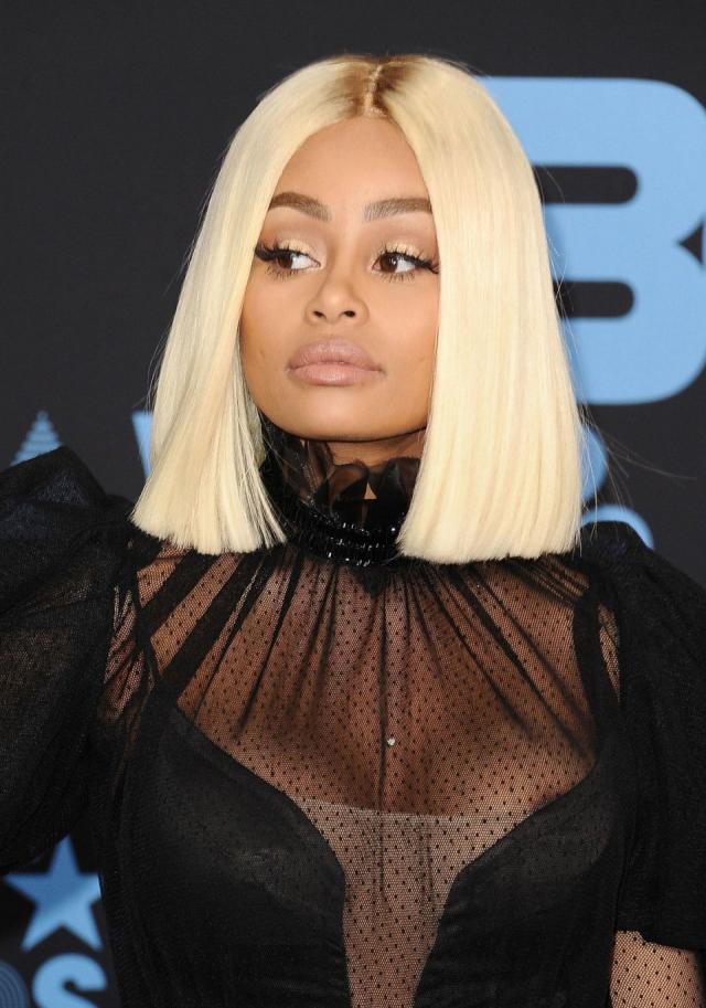 Blac Chyna risks nip slip in outrageously low-cut dress as she