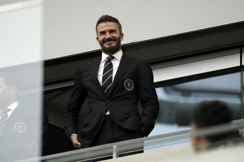 David Beckham and Inter Miami made their MLS debut on Sunday, and a lot went right despite the loss at LAFC. (AP Photo/Marcio Jose Sanchez)