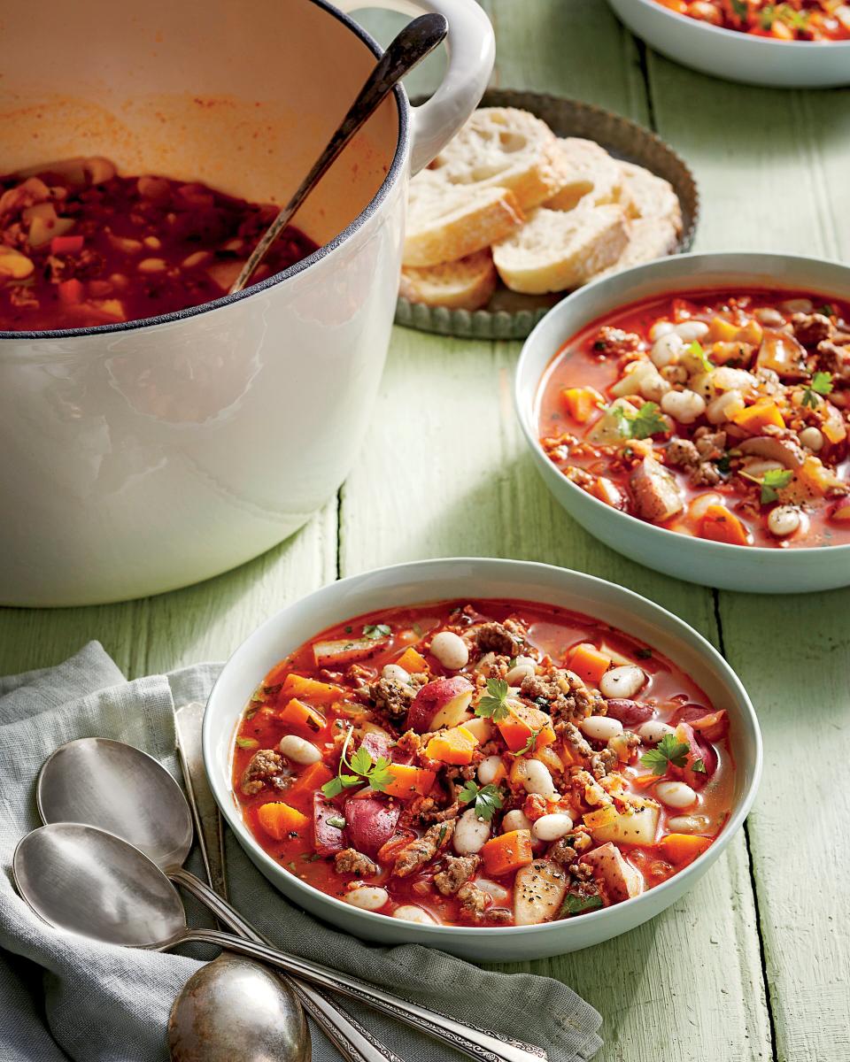 White Bean and Chorizo Soup