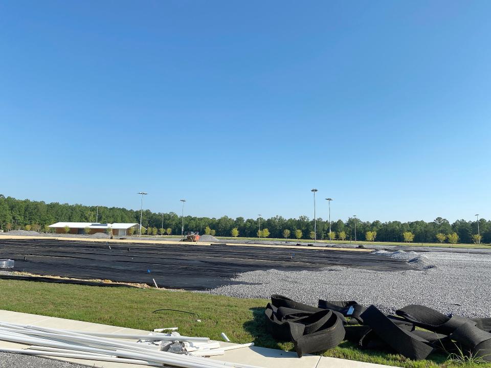 These fields at the Etowah County Mega Sports Complex will be ready for sod in about a month, authority members say. Fields on the other side of the concession stand building will be ready in about two weeks.