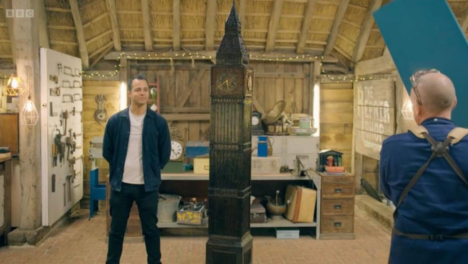 Will Kirk and Steve Fletcher unveil clock restoration