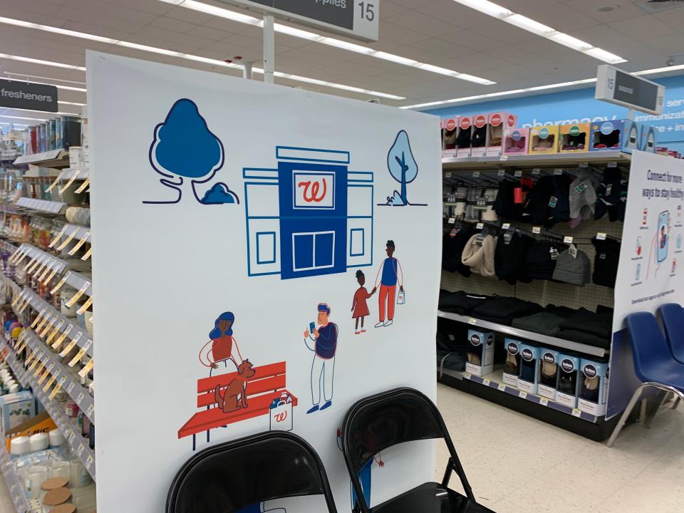 Walgreens seating area