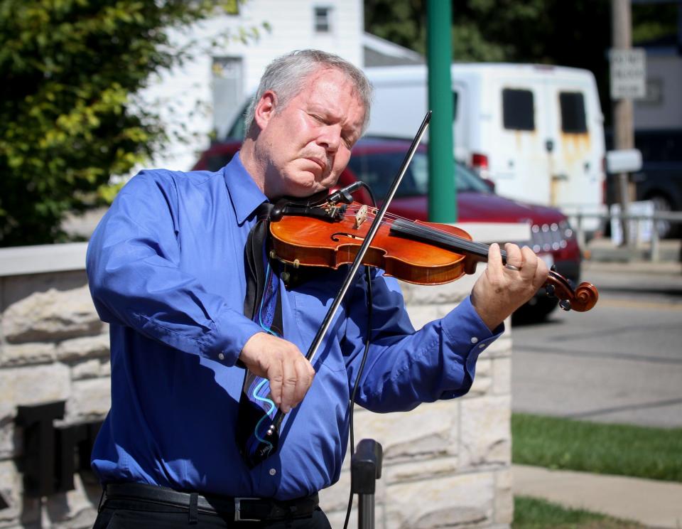 Tony Marchese plays the violin at the 2017 Temperance Days event. Marchese will play the violin at the “Scenic Michigan Art Gala and Sale," set for March 31 in Monroe.