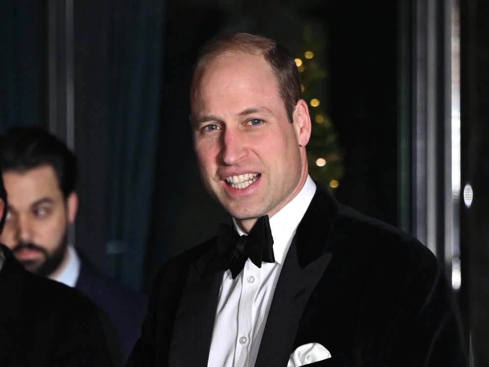 Prinz William bei seiner Ankunft zum Dinner der London's Air Ambulance Charity. (Bild: imago images/PA Images)