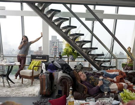 <p>Russell Brand and Jonah Hill in Universal Pictures International's "Get Him to the Greek."</p>