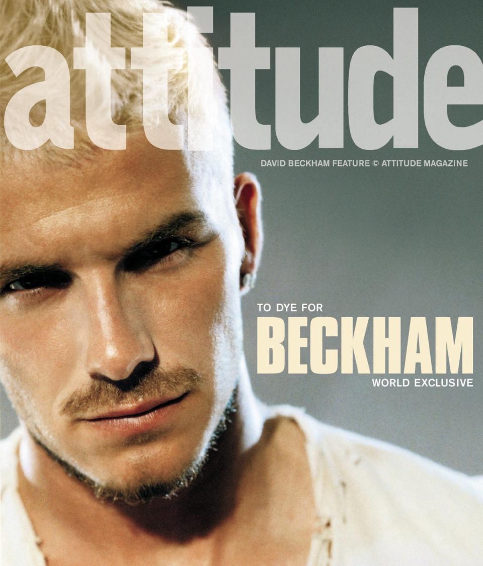 The 2002 David Beckham Attitude cover (Attitude)