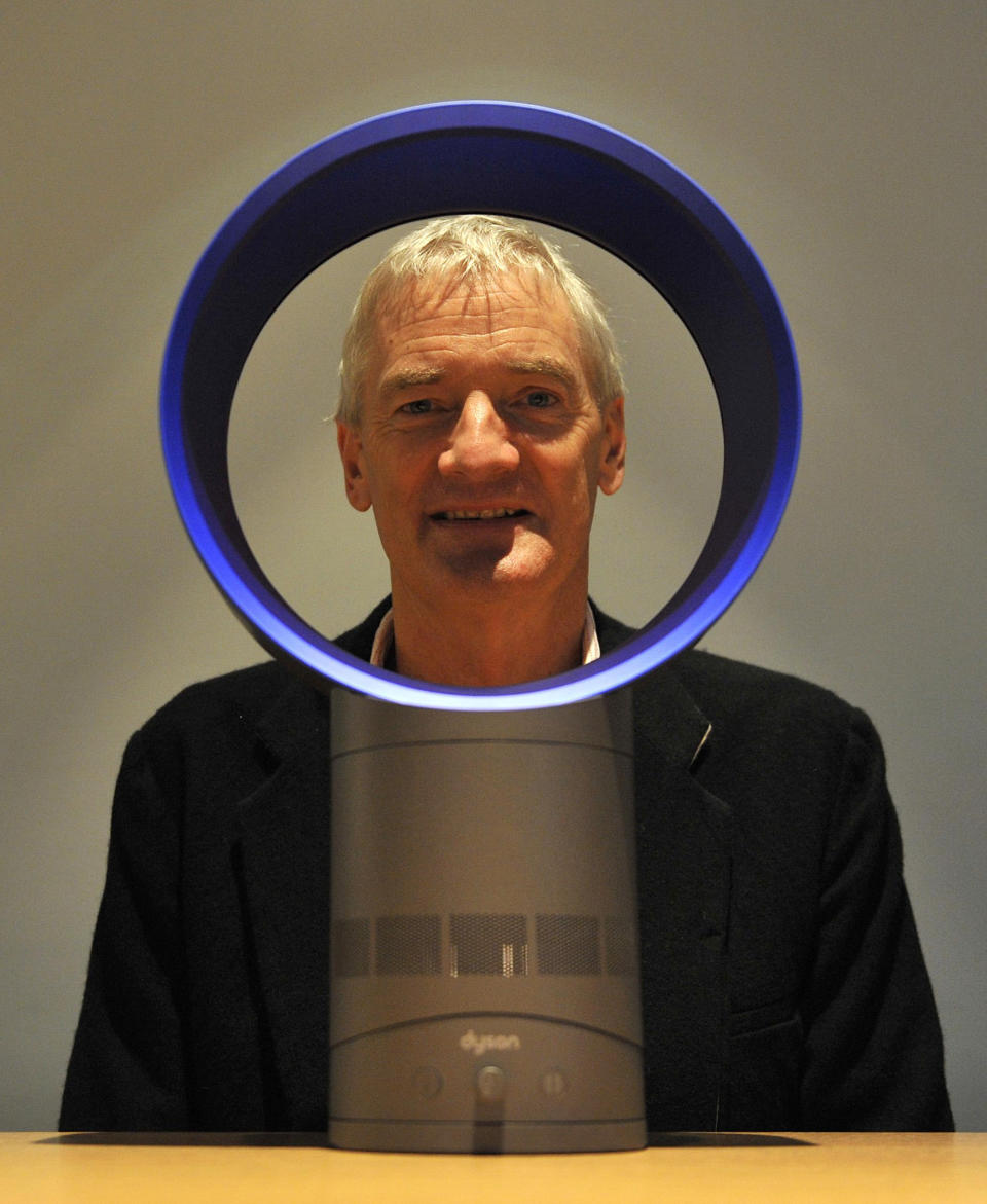Inventor James Dyson today launched a bladeless fan which he hopes will be a healthy and environmentally-friendly alternative to air conditioning.
