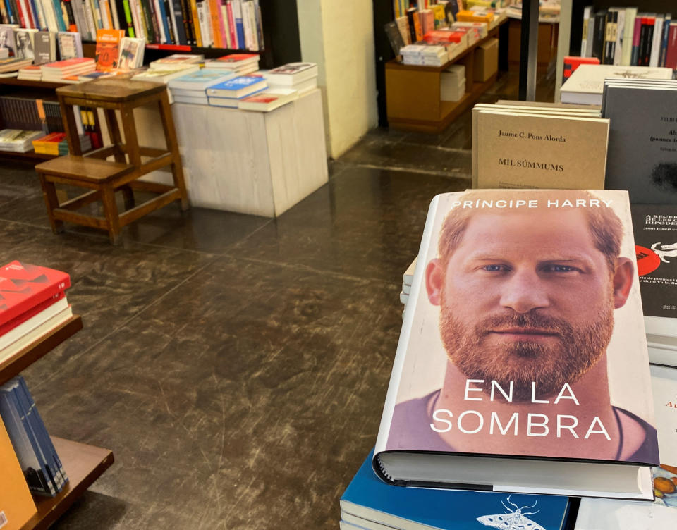 Britain's Prince Harry's book 