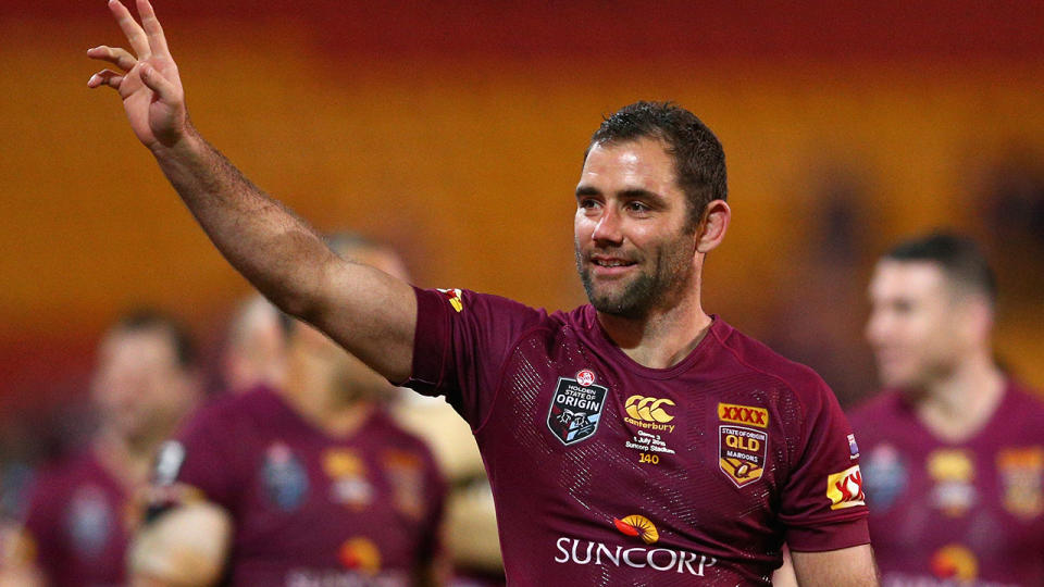 Cameron Smith dropped a rep footy bombshell. Pic: Getty