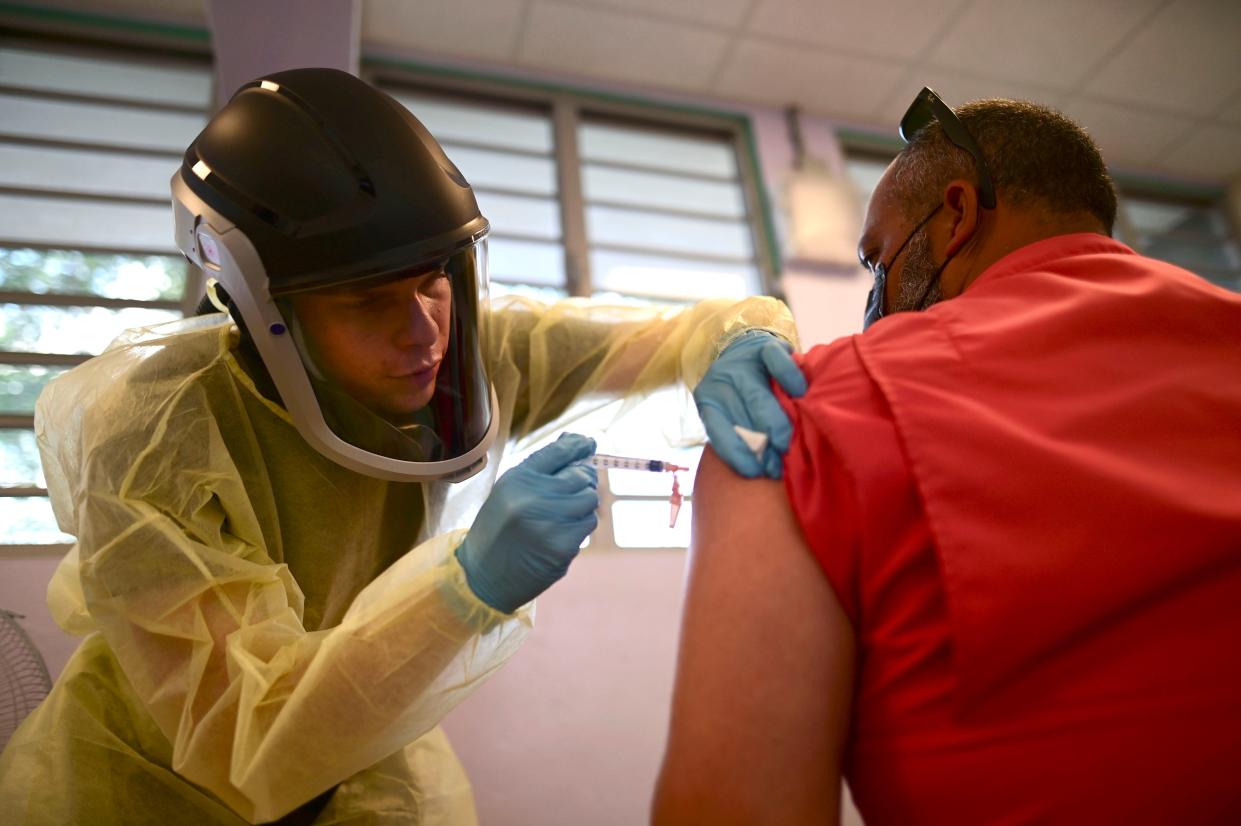 Virus Outbreak Puerto Rico (Copyright 2021 The Associated Press. All rights reserved.)