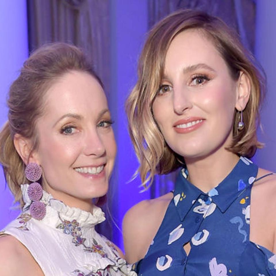 Downton Abbey stars Joanne Froggatt and Laura Carmichael put on a stylish display following Michelle Dockery's wedding