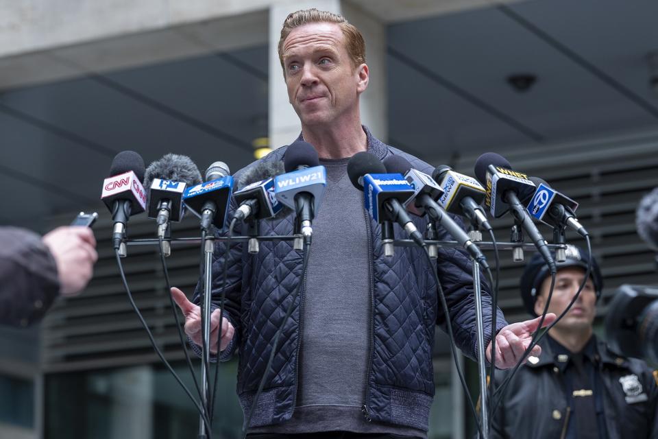 Damian Lewis as Bobby "Axe" Axelrod in BILLIONS “No Direction Home”. Photo Credit: Laurence Cendrowicz/SHOWTIME