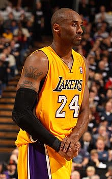 Kobe Bryant said the pain in his right wrist bothers him most when he falls on it