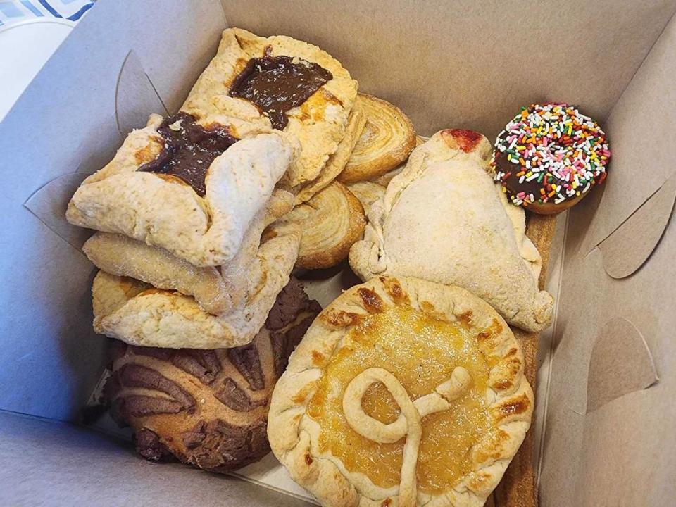 An assortment of treats from Manolo’s Bakery.