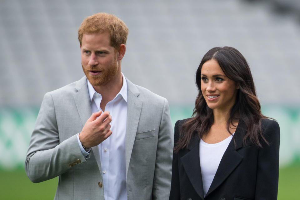 Harry is very protective of Meghan (PA)