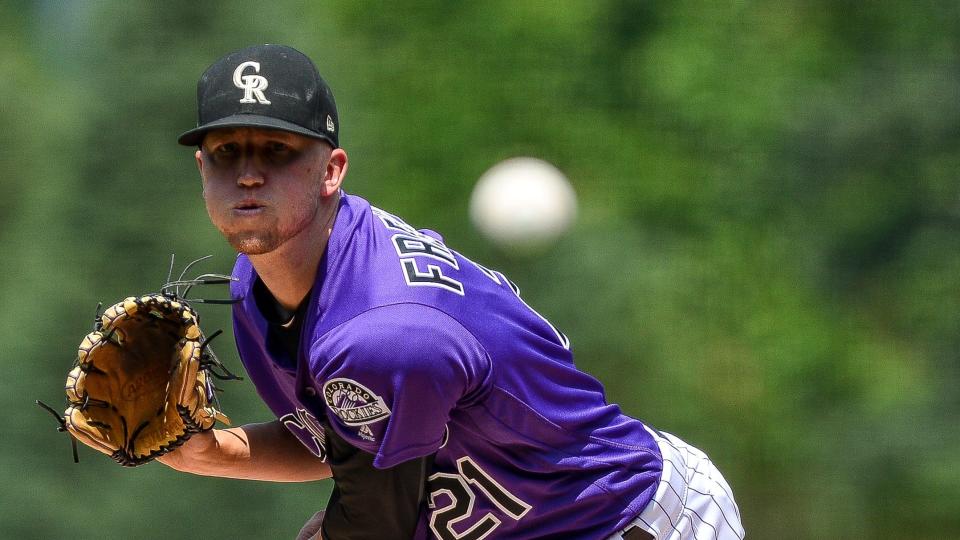 Rockies pitcher Kyle Freeland is a Cy Young contender, but he wouldn't pick himself. (Getty Images)