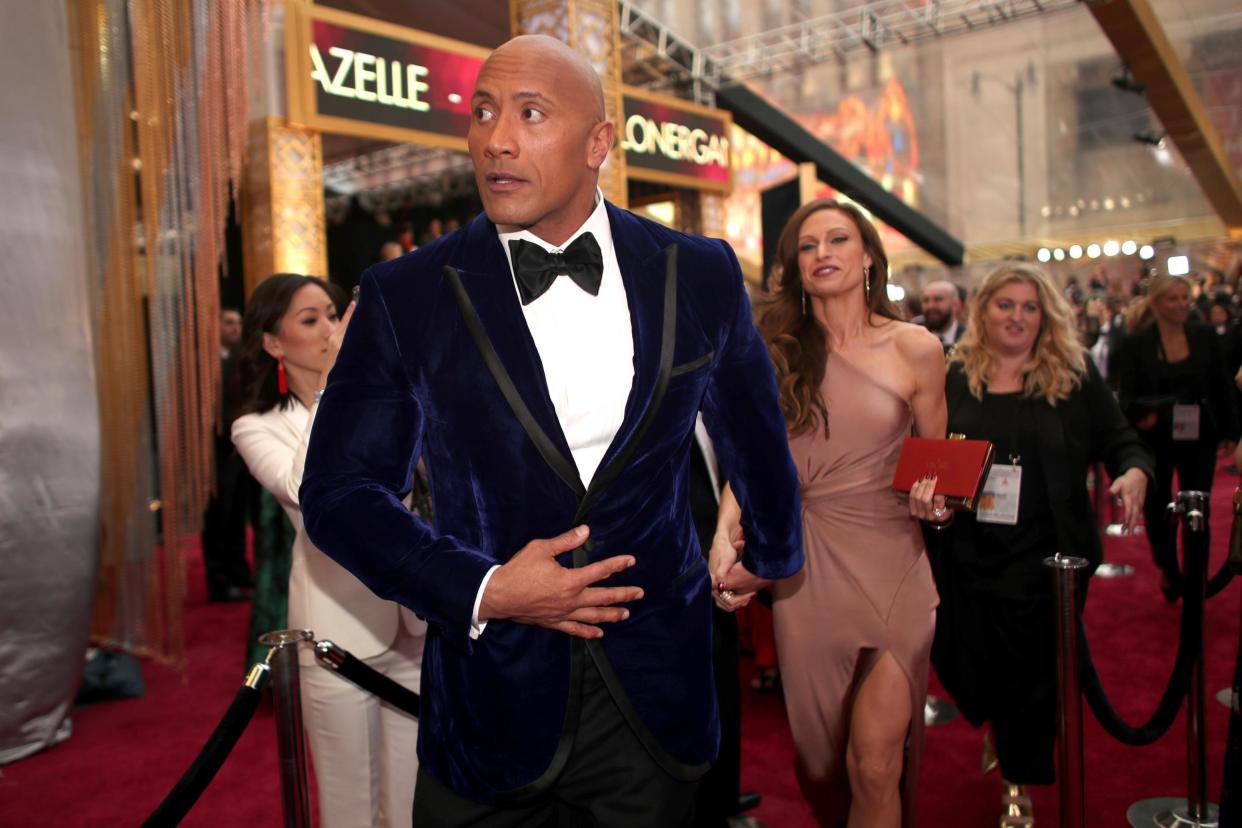 Dwayne Johnson at the 89th Academy Awards: Getty
