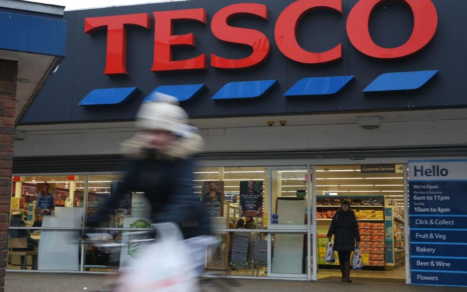 Tesco has put the prices for many products up - AFP