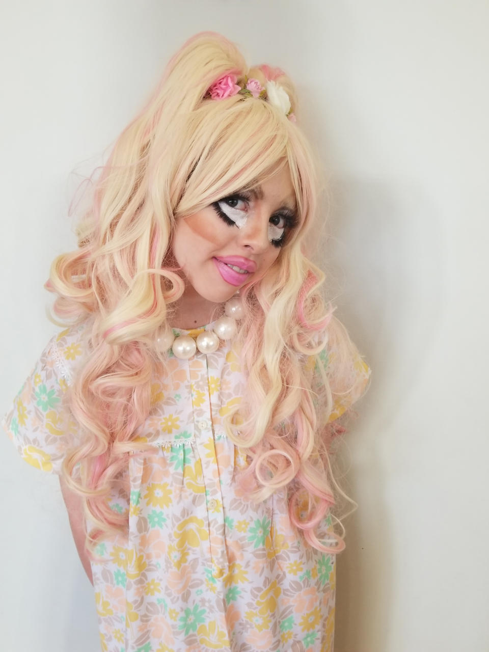 Eleven-year-old Bracken loves dressing in drag and has at least 10 outfits and multiple wigs. Source: Caters News