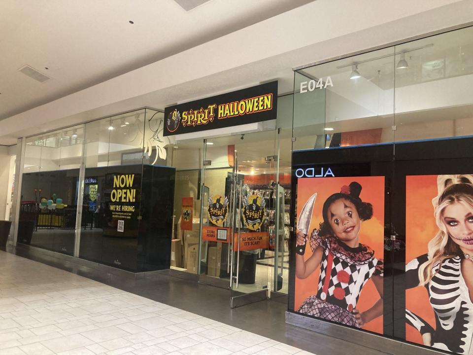The Spirit Halloween store at Cielo Vista Mall is open from 10 a.m.to 8 p.m. Monday-Thursday, 10 a.m. to 9 p.m. Friday and Saturday, and noon to 6 p.m. on Sunday.