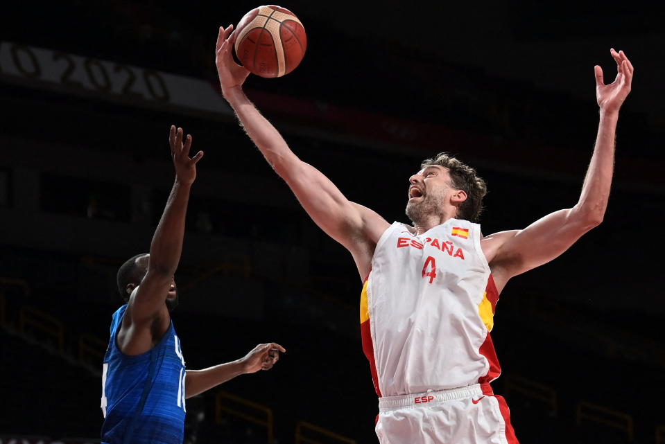 Spain's Pau Gasol at the 2021 Olympics