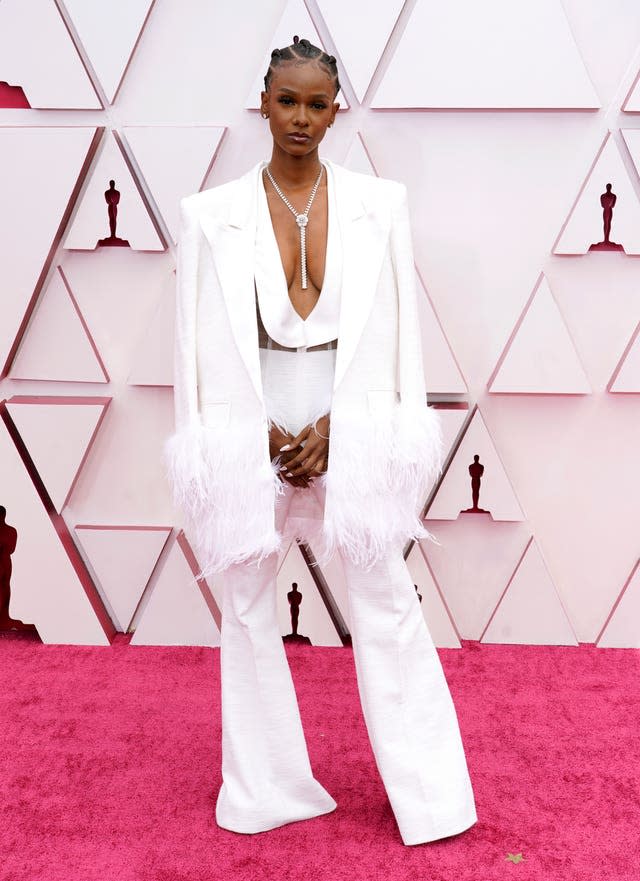 Tiara Thomas at the 93rd Academy Awards 