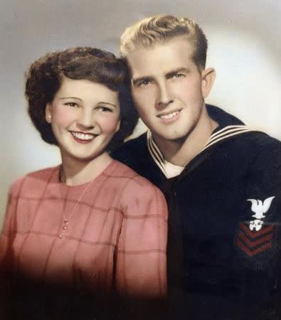 Floyd Hartwig and wife Violet are shown in this undated Hartwig family photo released to Reuters February 26, 2015. REUTERS/Hartwig Family/Handout via Reuters