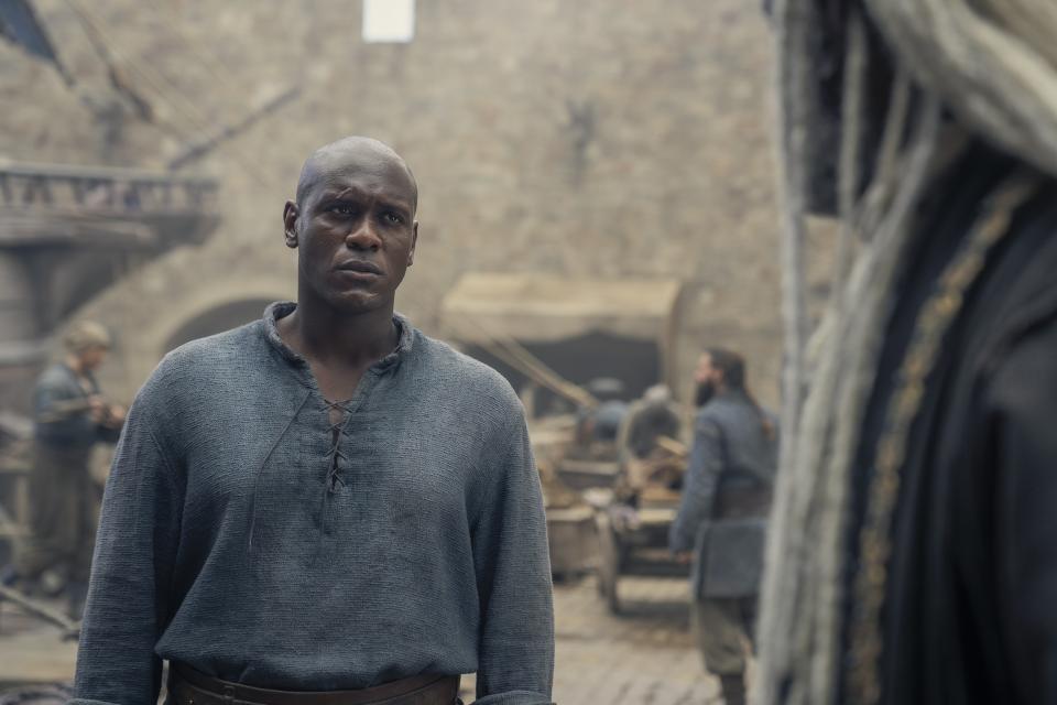 Abubakar Salim as Alyn of Hull in <i>House of the Dragon</i> Season 2.<span class="copyright">Ollie Upton—HBO</span>