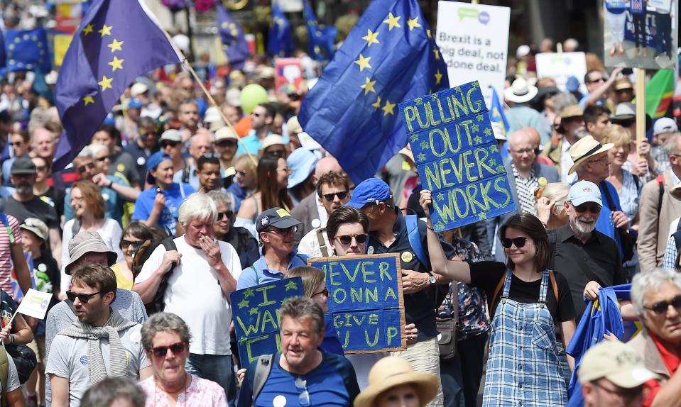 People's Vote march 2018: 'One hundred thousand' turn up to demand final say on Brexit deal