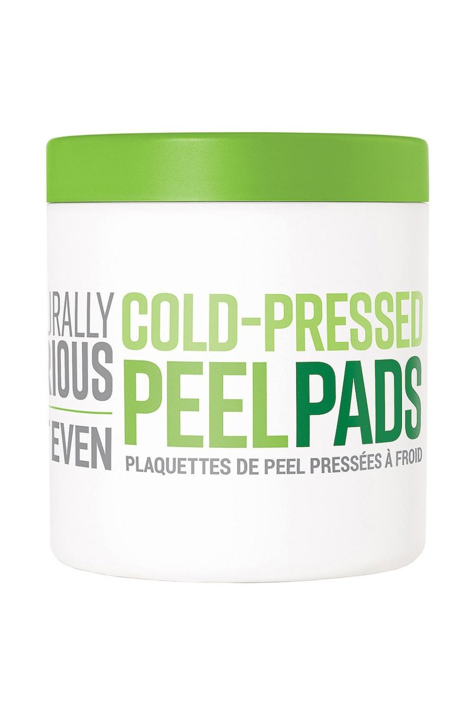 9) Naturally Serious Get Even Cold-Pressed Peel Pads