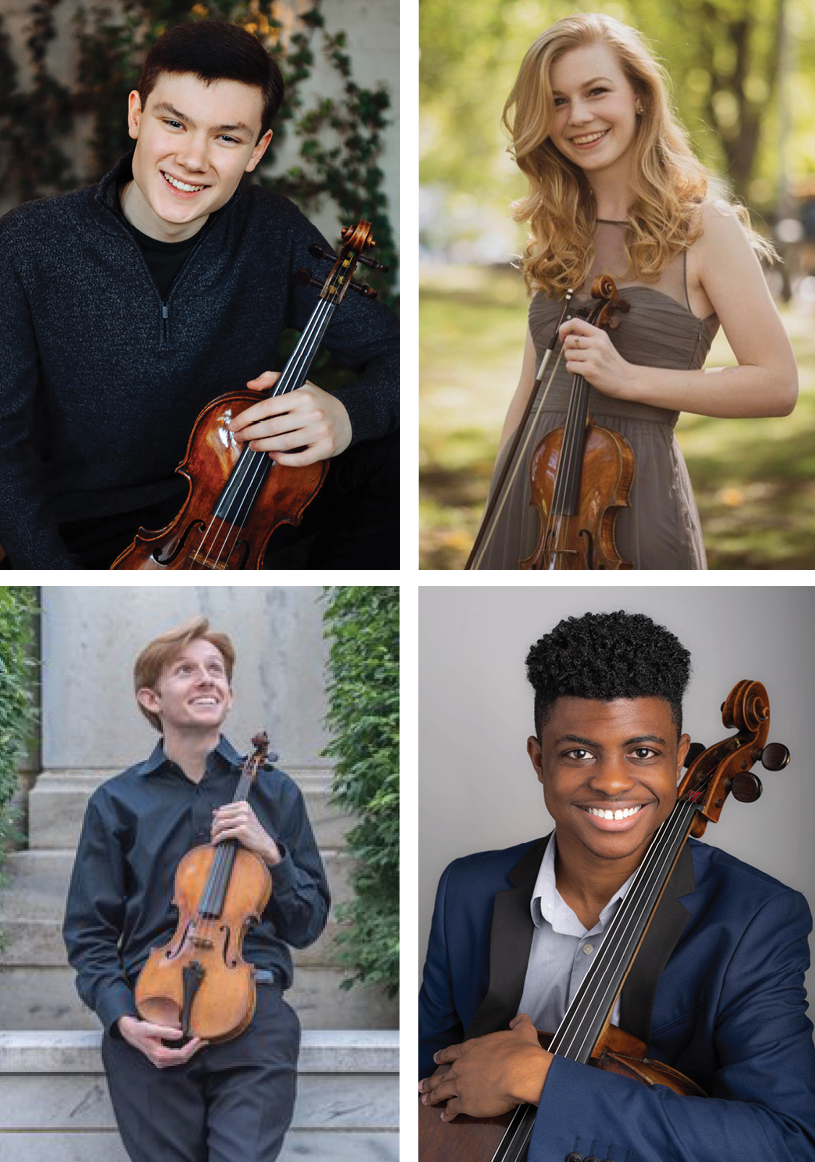 The Tobias Quartet, featuring alums of the Perlman Music Program in Shelter Island, N.Y., performs a concert for the Perlman program in Sarasota.