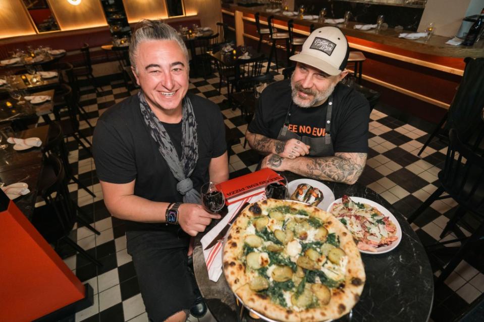 Owner Adrien Gallo with executive chef and partner Ed Carew. Stefano Giovannini