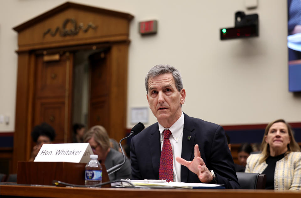 Federal Aviation Administration Administrator Michael Whitaker testifies before the House Transportation and Infrastructure Committee